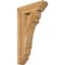 Ekena Millwork Olympic Slat Rough Sawn Bracket, Western Red Cedar, 4"W x 16"D x 28"H BKT04X16X28OLY06RWR - alternate 1